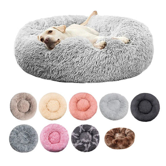 Luxury Plush Pet Bed for Dogs & Cats